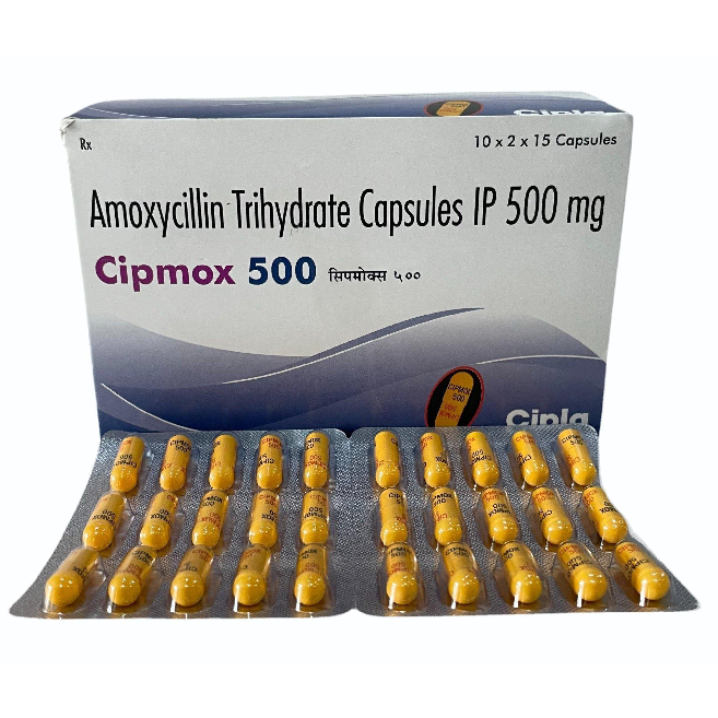 Amoxycillin 500mg (cipmox) capsules
