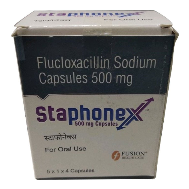 Flucloxacillin 500mg (Staphonex) Capsules