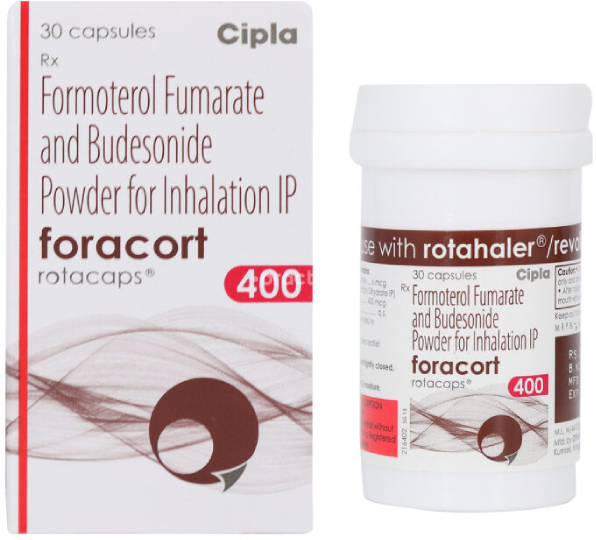 Foracort 400mg inhaler(Formoterol Furnarate and budesonide)