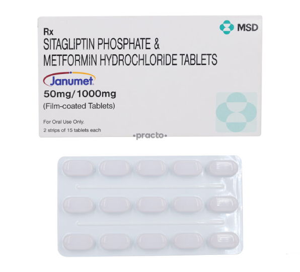Janumet 50mg/1000mg Tablets