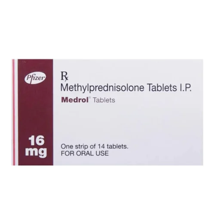Medrol 16mg (Methylprednisolone) Tablets