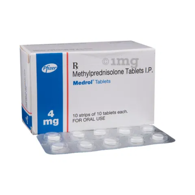 Medrol 4mg (Methylprednisolone) Tablets