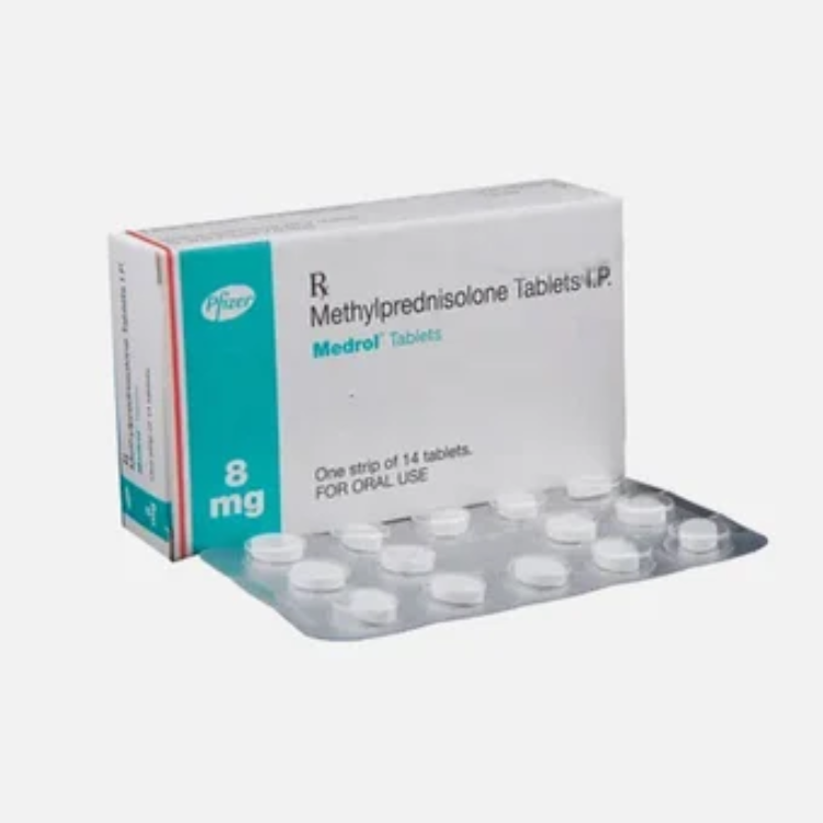 Medrol 8mg (Methylprednisolone) Tablets