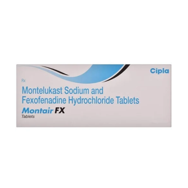 Montelukast (10mg) + Fexofenadine (120mg) Montair FX Tablets