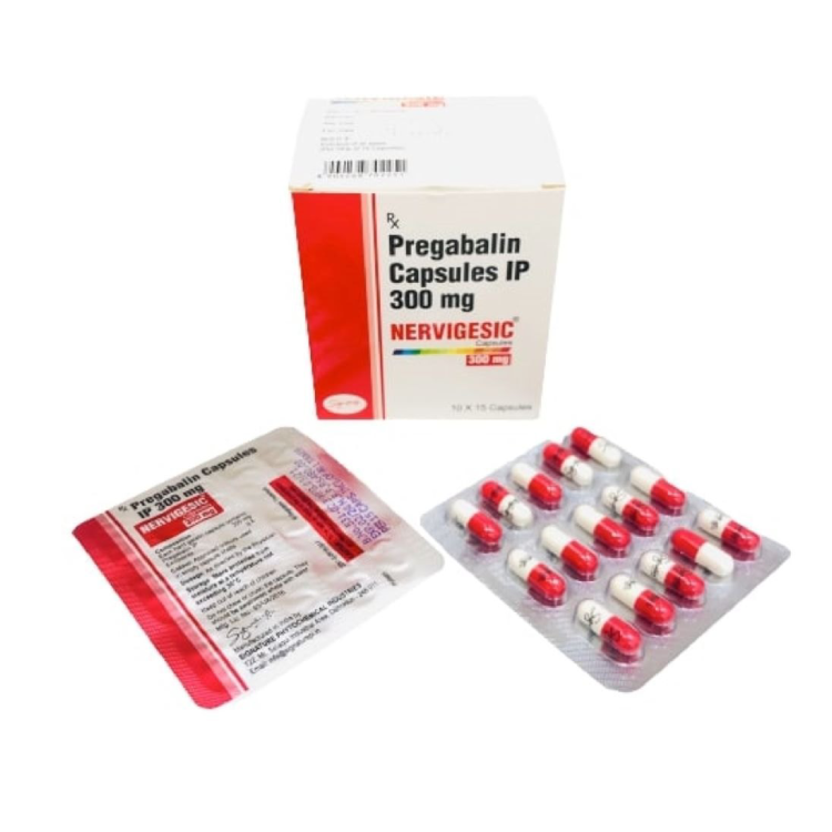 Nervigesic Pregabalin 300mg Capsules