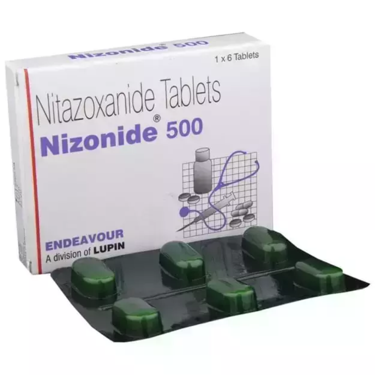 Nizonide Nitazoxanide 500mg Tablet