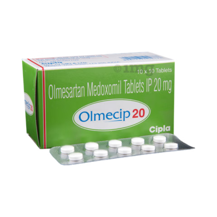 Olmesartan Medoxomil 20mg (Olmecip) Tablets