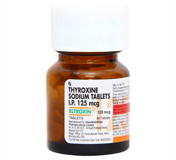 Thyroxine 125mcg (Eltroxin) Tablets