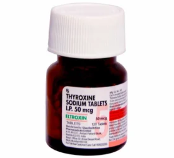Thyroxine 50mcg (Eltroxin) Tablets